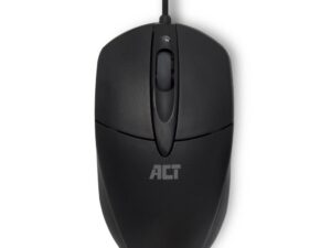 ACT AC5005 | Bedrade Muis | Links- en Rechtshandig | USB-A | 1000 DPI | Zwart