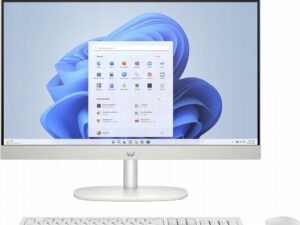 HP All-in-One | 24'' Full HD IPS | AMD Ryzen 3 7320U | 8GB DDR5 | 512GB SSD | IR Camera | W11 Professional | Met Keyboard & Muis | Wit